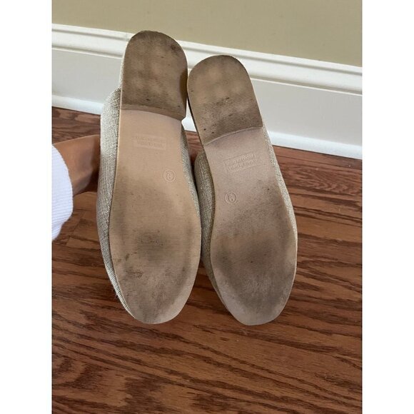 Beige Sparkly Mules - Picture 5 of 5